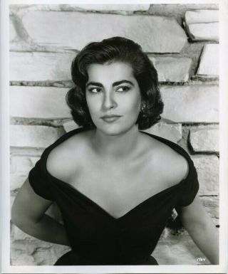 Irene Papas Breathtaking Mgm Studio Glamour Portrait 1956 8x10 Photo