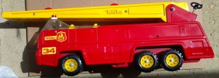 Vintage Tonka Fire Engine Truck With Extendable Ladder Xr - 101 Great