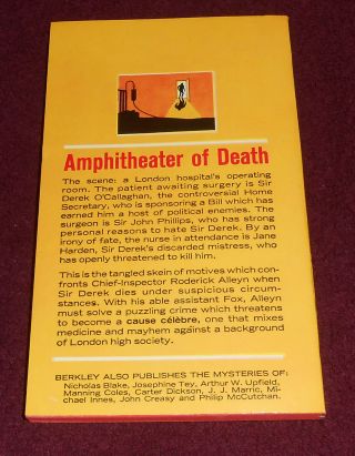 Nursing Home Murders by Ngaio Marsh Berkley F1140 Vintage Paperback 1965 2