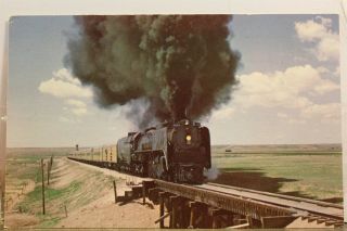 Wyoming Wy Yoder Union Pacific 8444 Postcard Old Vintage Card View Standard Post