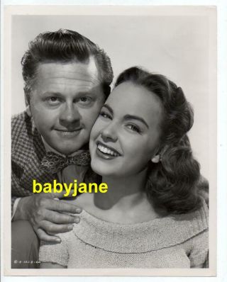 Mickey Rooney Terry Moore Orig 8x10 Photo By Cronenweth 1950 A Cockeyed Wonder