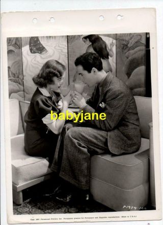 Eleanore Whitney Johnny Downs 8x11 Keybook Photo 1937 Having A Drink Dw
