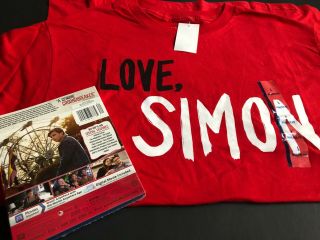' LOVE,  SIMON ' FAN PACK [NEW,  2018] - TARGET - EXCLUSIVE BLU - RAY/DVD/Dig,  T - SHIRT 2