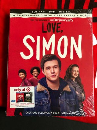 ' LOVE,  SIMON ' FAN PACK [NEW,  2018] - TARGET - EXCLUSIVE BLU - RAY/DVD/Dig,  T - SHIRT 3