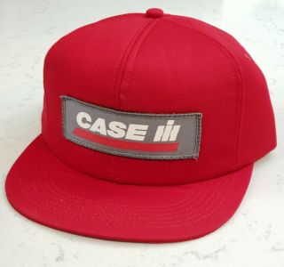 Vintage Case Tractors Snapback Trucker Hat Patch Cap Made In The Usa