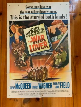 The War Lover One Sheet 1962 Steve Mcqueen,  Robert Wagner