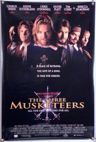 The Three Musketeers Ds Rolled Orig 1sh Movie Poster Kiefer Sutherland (1993)