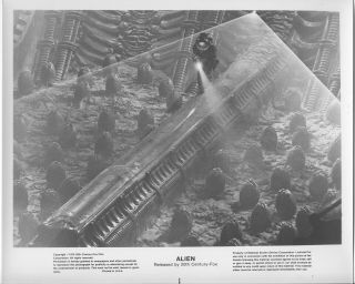 Alien 1979 Nss B/w Publicity Lobby Still Photo Ridley Scott