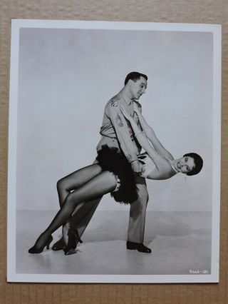 Cyd Charisse And Gene Kelly Dancing Dw Leggy Studio Portrait Photo 1955