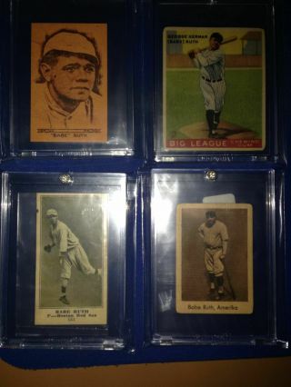 Vintage Style York Times Baseball Card: Babe Ruth York Times Trade To