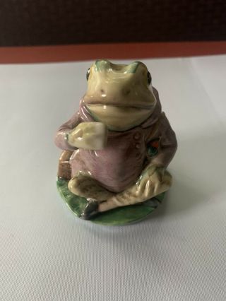 Vintage Royal Albert England Beatrix Potter Jeremy Fisher Frog Figurine 1989
