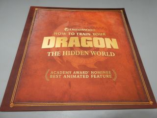 How To Train Your Dragon The Hidden World Press Promo Book Fyc Dreamworks 2019