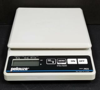 Vintage Pelouze Pe5 Digital Scale 5 Lbs / 2200g Capacity 1995