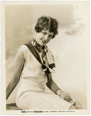 Preppy Flapper Cutie Sue Carol Fox Movietone Follies Of 1929 Photograph