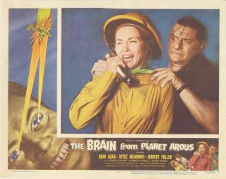 " The Brain From Planet Arous " - Lobby Card - Sci - Fi - Thomas B Henry - 4