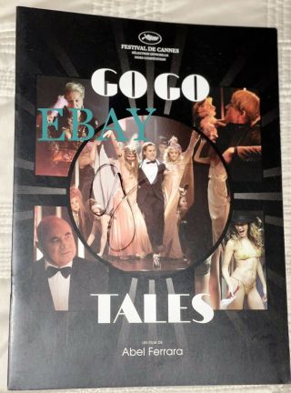Go Go Tales Promotional Booklet From The Movie’s Premiere At Cannes,  2007