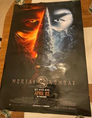 Mortal Kombat (2021) 27 X 40 Ds Theatrical Movie Poster Theater