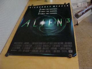 Rolled Movie Poster: Alien 3 - - 1992 - - Double Sided