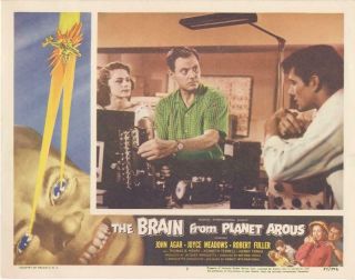 " The Brain From Planet Arous " - Lobby Card - Sci - Fi - John Agar - 7
