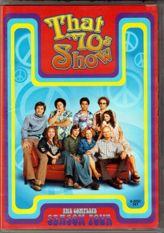 That 70s Show The Complete Fourth Season On A 4 Dvd Of Tv Show Series Comedy Vtg