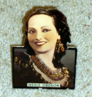 1938 Movie Star Self Standing Die Cut Counter Display Merle Oberon 433