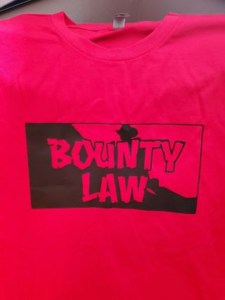 Bounty Law Rick Dalton Once Upon A Time In Hollywood Red L Large Shirt Sh