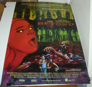 Rolled The Beyond Movie Poster Lucio Fulci Film Horror Gore Sarah Keller
