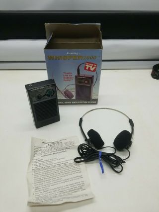 Vintage Whisper 2000 Sound Modulator Hearing Amplification