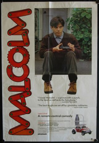 Malcolm (1986) Australian One Sheet Colin Friels