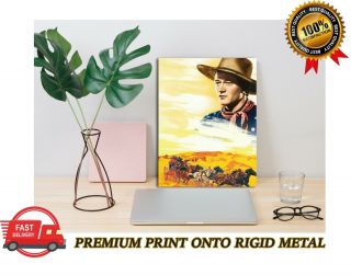 Stagecoach John Wayne Vintage Classic Movie Premium Metal Poster Art Print Gift