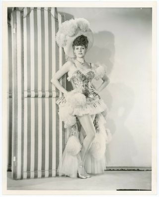 Rita Hayworth In Ostrich Feather Showgirl Costume My Gal Sal Photograph