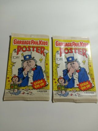Vintage 1986 Garbage Pail Kids Poster Pack (2 Poster Packs)