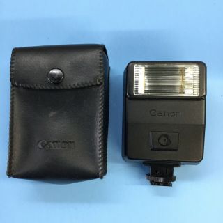 Vintage Canon Speedlite 155a Flash With Canon Case