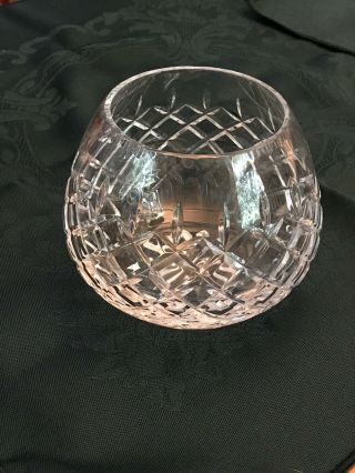 Vintage Edinburgh Crystal Rare 5” Posy Bowl (appin Pattern) With Box