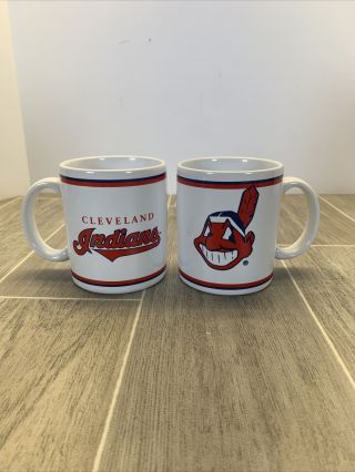 Vintage Cleveland Indians Chief Wahoo Coffee Mug Nos Baseball Mlb Vgc