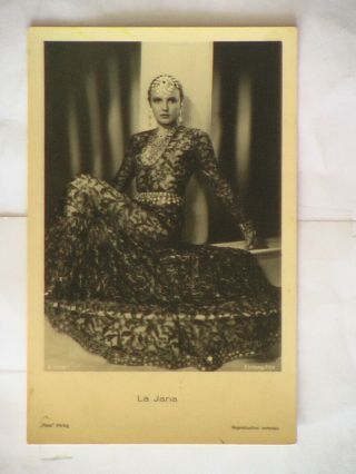 La Jana (42) = Vintage Postcard With Great Movie Star=cam424