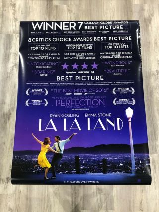 La La Land (2016) Official Movie Theater Poster 27 " X40 " Double - Sided