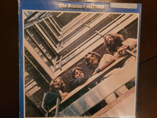The Beatles 1967 1970 Vintage Vinyl 2 Lp Gatefold Sleeves W/ Lyrics