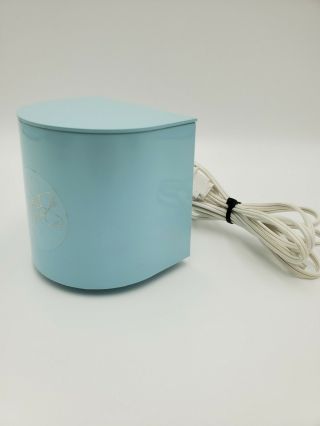 Vtg Atomic GEM - SONIC Jewelry Cleaner Model 872 Aqua Turquoise Blue MCM 2