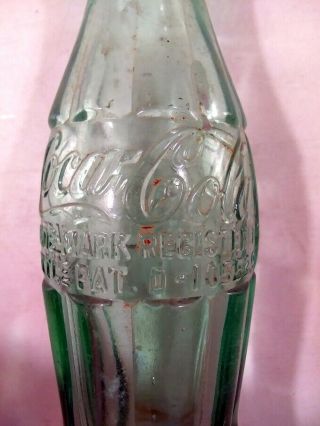 Vintage Coca Cola Coke Bottle Sonora California 1Green Tuolumne County with Cap 3