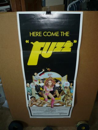 Fuzz,  Orig 14x36 / Movie Poster (burt Reynolds,  Raquel Welch) - 1972