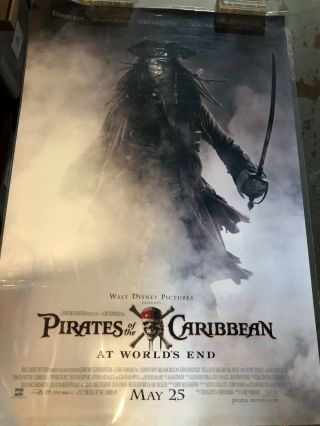 Movie Poster - 27 X 40 D/s - Pirates Of The Caribbean At World 