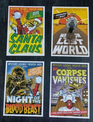4 Mini Movie Posters From Mystery Science Theater 3000 Vol.  Xvi (2010)