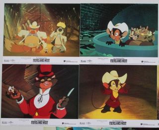 An American Tail Fievel Goes West British photo set 2