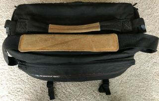 Tamrac Canvas Padded Camera Bag Suede Handle Black Vintage For Camera Systems