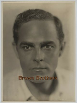 1926 Actor Darkly Handsome Antonio Moreno The Latin Lover Dbw Photo By Lachman