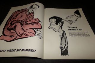 Vintage Inside The Jack Ruby Trial His Story Caricatures Art Gordon Currie 1964