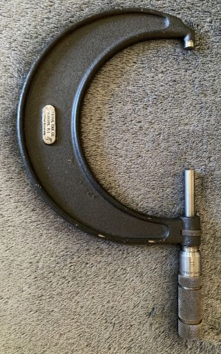 Vintage Central Tool Company 4” Micrometer