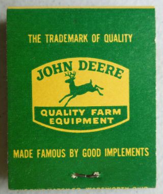 John Deere Keiser Implement Co.  Philadelphia Ohio Vintage 1950 