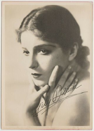 Lili Damita Vintage 1920s Era 5x7 Fan Photo - Film Star Lily Damita